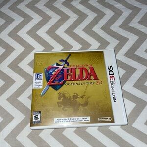 The Legend of Zelda Ocarina of Time 3DS AUTHENTIC w/ Manual and Inserts